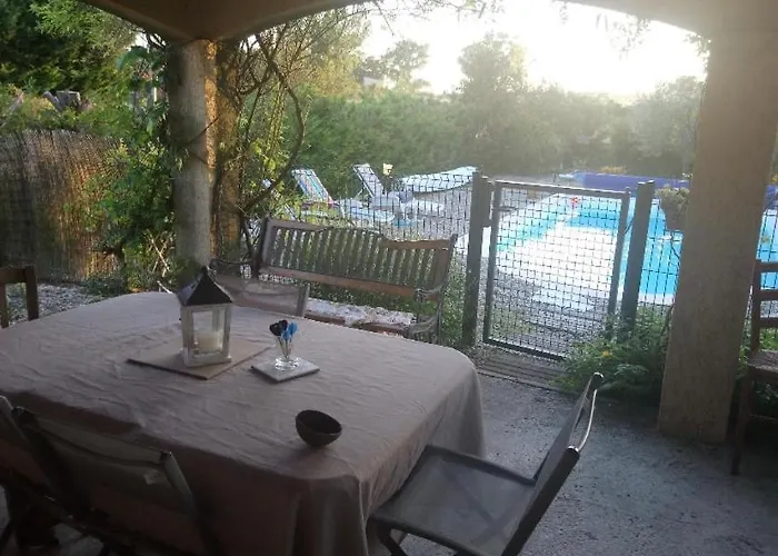 Cuisine Independant 2 Pers Piscine Proche Thermes Des Fumades * Rousson (Gard)